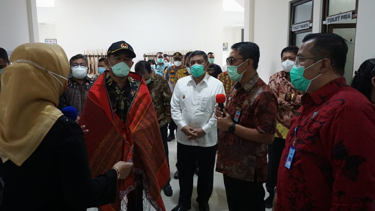 Kepala BNNP Sumut Sambut Kunker Menko PMK RI di Loka Rehabilitasi BNN Deli Serdang